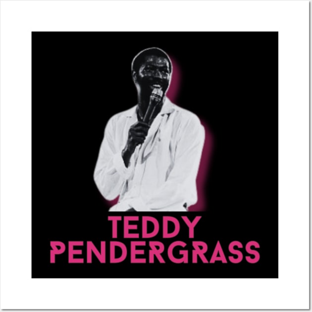 Teddy pendergrass\\original retro fan art Wall Art by MisterPumpkin